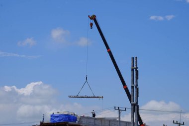 Şehirdeki inşaat alanı