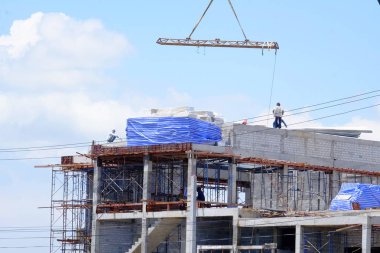 Şehirdeki inşaat alanı