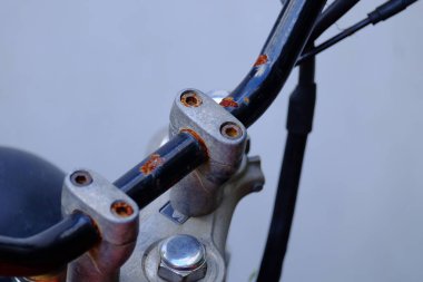 yakın çekim eski motosiklet