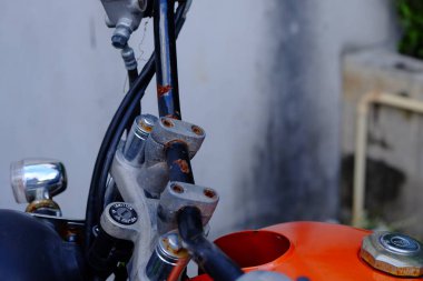 yakın çekim eski motosiklet
