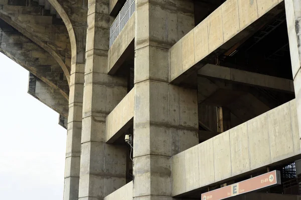 Gran Estructura Del Estadio Estadio Nacional Ratchamangkhala Nombre Del Estadio —  Fotos de Stock