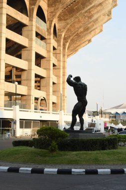  Büyük stadyum bina yapısı Ulusal Stadyumu Ratchamangkhala Stadyumu adı Bangkok, Tayland.
