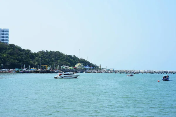 Barcos Mar Marina Tailândia — Fotografia de Stock