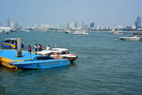 Vue Sur Port Touristique Pattaya Thaïlande — Photo