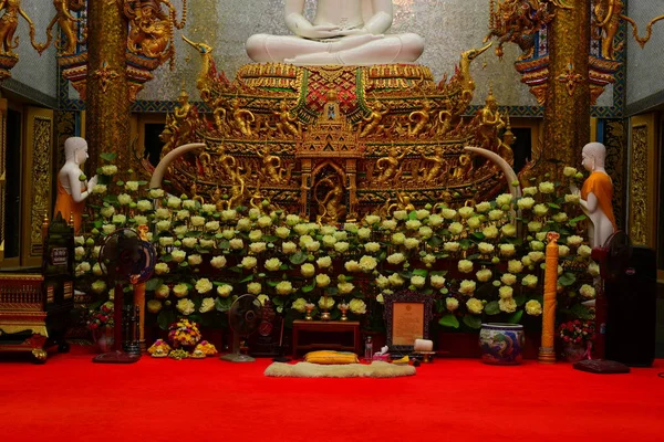 Bougie Foi Sur Les Jours Bouddhistes Importants Appelé Makha Bucha — Photo