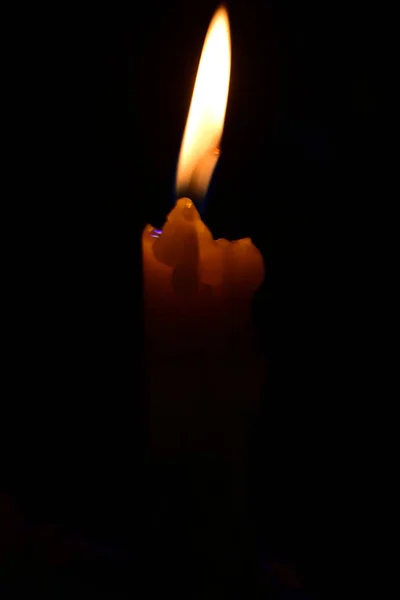 Φως Των Κεριών Της Πίστης Στις Σημαντικές Βουδιστικές Ημέρες Που — Φωτογραφία Αρχείου