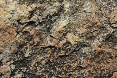 Kaya yüzeyi dokusu, yakın çekim