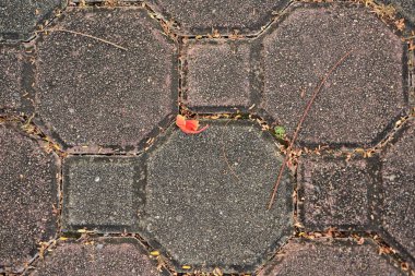 Asfalt alanının kusursuz dokusu