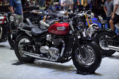 Tayland - 18 Ağustos 2018: Tayland 'da araba fuarı.