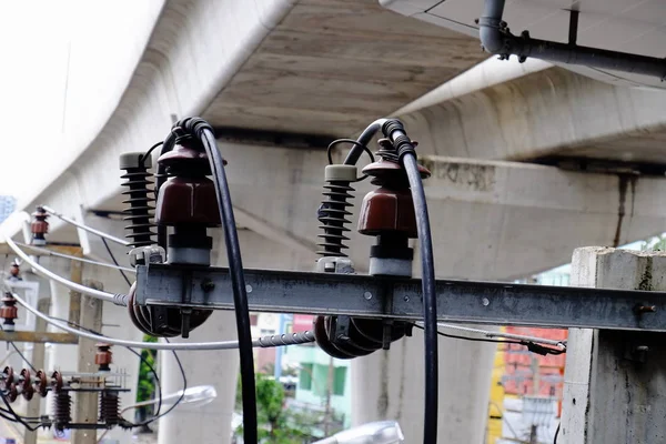 Electricidad Estación Metro Bangkok — Foto de Stock