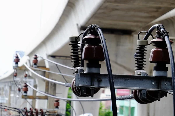 Electricidad Estación Metro Bangkok — Foto de Stock