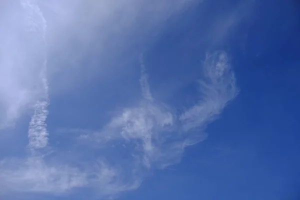 Beautiful Sunny Cloudscape Blue Sky Clouds — Stock Photo, Image