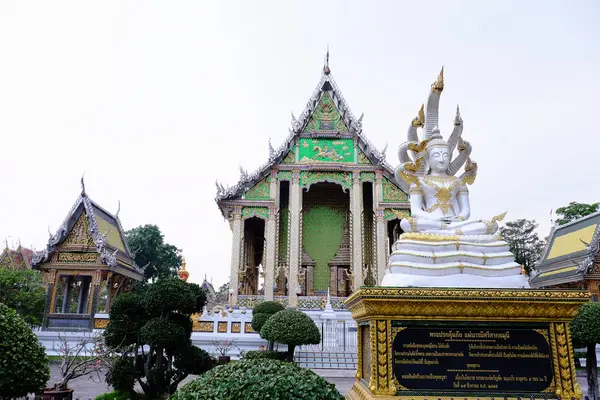 Gyönyörű Thaiföldi Templomok Arany Buddha Szobrok Thaiföld Temple Thai Stílusban — Stock Fotó