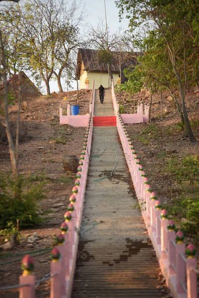 Architecture Traditionnelle Thaïlandaise Dans Parc — Photo