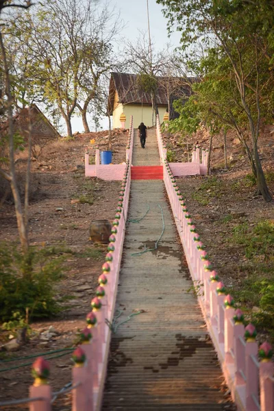 Architecture Traditionnelle Thaïlandaise Dans Parc — Photo