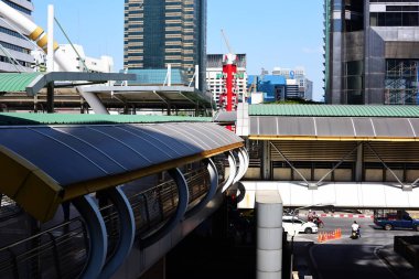   Yüksek binalar ve büyük şehir iş bölgesi ofisleri 