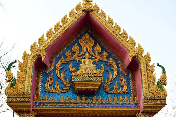 Güzel sıva desenli Tay Tapınak