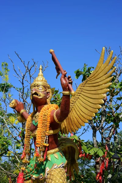 Brahma Court Places Worship Thai People Main Tourist Attraction Hat — Stock Photo, Image