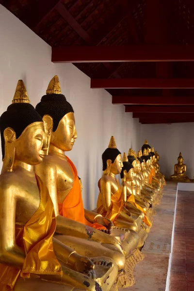 Wat Phra Borommathat Chaiya Nın Güzelliği Eski Buddha Görüntüsü Surat — Stok fotoğraf