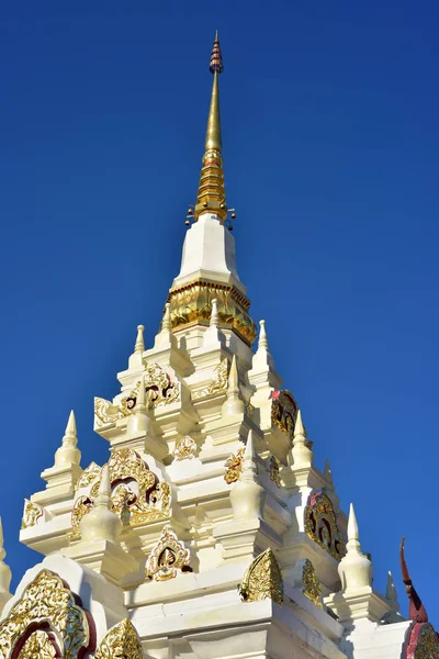 Belleza Wat Phra Borommathat Chaiya Vieja Imagen Buda Surat Thani —  Fotos de Stock