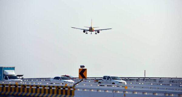 airplane flying in the sky