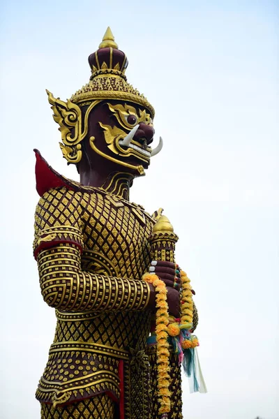 Temple Thaïlandais Statue Bouddha — Photo