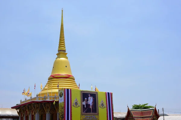 Buddha Statue Bangplee Tempel Luang Pho Tempel Thailändische Tempelschönheit Und — Stockfoto