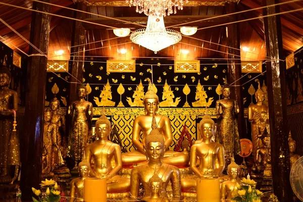 Estatua Buda Oro Templo Bangplee Luang Pho Temple Tailandia Belleza — Foto de Stock