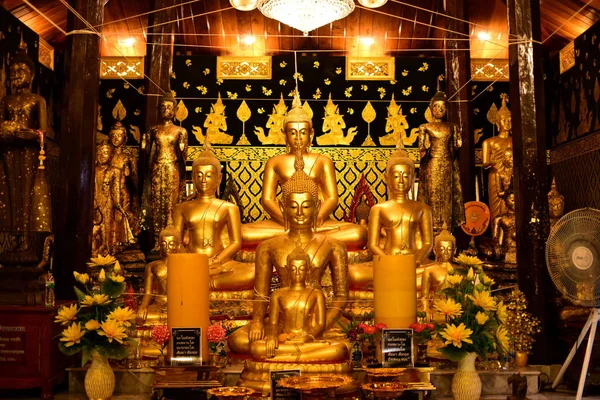 Estatua Buda Oro Templo Bangplee Luang Pho Temple Tailandia Belleza — Foto de Stock