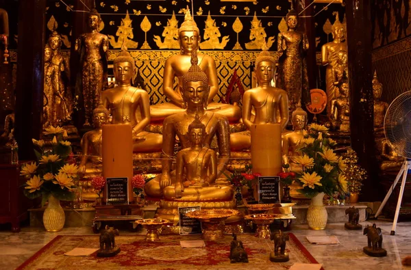 Bangplee Tapınağı Nda Buda Heykeli Luang Pho Temple Tayland Tapınakların — Stok fotoğraf