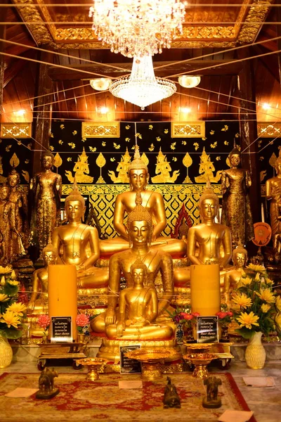 Statue Bouddha Temple Bangplee Luang Pho Temple Thaïlande Beauté Des — Photo