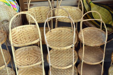 Bangplee Tapınağı'nda Buda heykeli, Luang Pho To Temple, Tayland Tapınakların güzelliği ve Tayland dini sanatının Buda görüntüleri