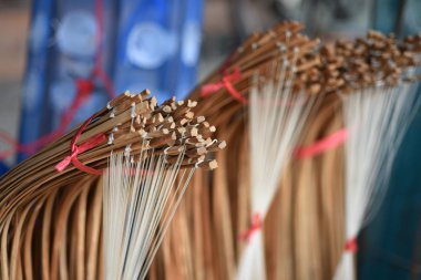Yapılmış Sepetler Dükkanı Çok Tür Sepet Bambu Sepeti Hasır Made