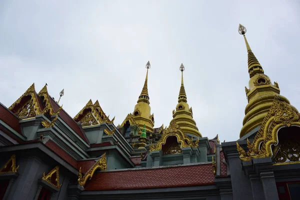 Wat Phra Kaew Templo Del Buda Esmeralda Bangkok Tailandia Panorama — Foto de Stock
