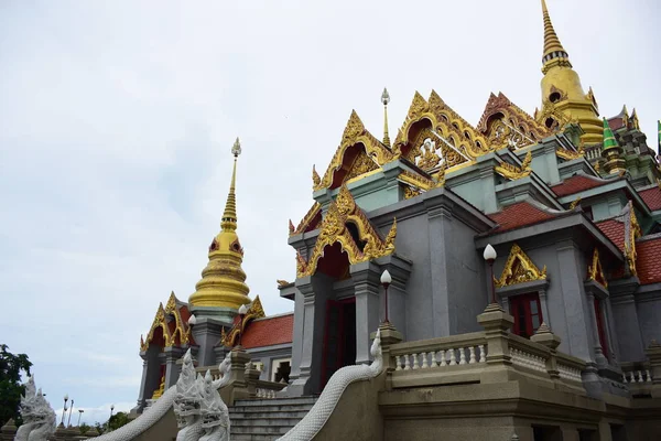 Wat Phra Kaew Temple Emerald Buddha Bangkok Thailand Panorama Grand — Stock Photo, Image