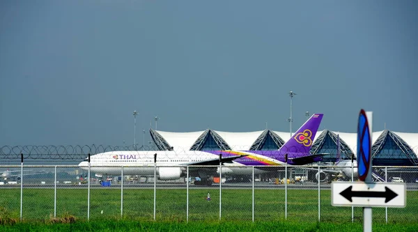 Internacional Suvarnabhumi Aeropuerto Tailandia — Foto de Stock