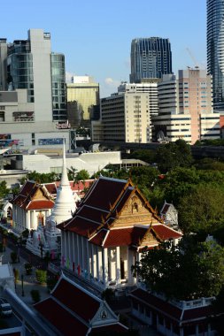 Modern mimariyle şehrin ufuk çizgisi