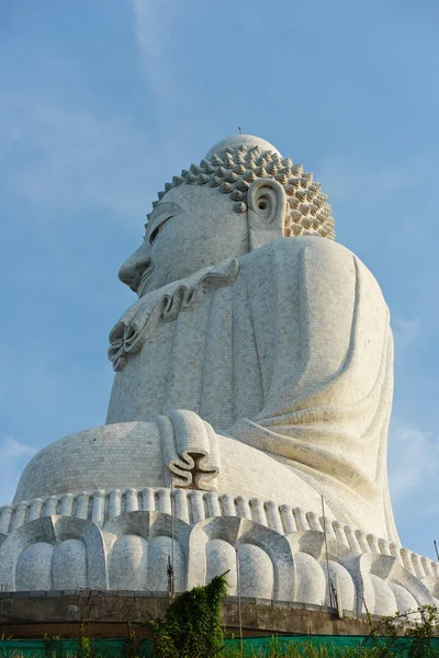 Estátua Buda Gigante Céu Tailândia — Fotografia de Stock