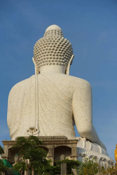 Estatua Buda Gigante Cielo Tailandia —  Fotos de Stock