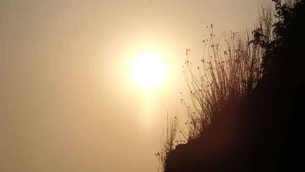 Горный Пейзаж Восходе Солнца — стоковое фото