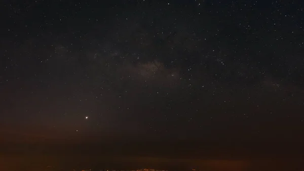 Beau Ciel Nocturne Avec Étoiles — Photo