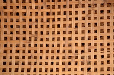 pazarda bambu yapılmış hasır 