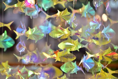 Güzel balık dekorasyonları arka plan