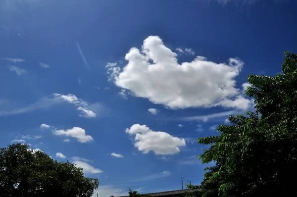 Nádherná Obloha Pozadí Příroda Malebná Pohled — Stock fotografie