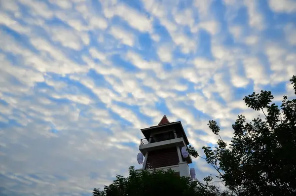 Nature Landscape Blue Sky White Clouds — Stock Photo, Image