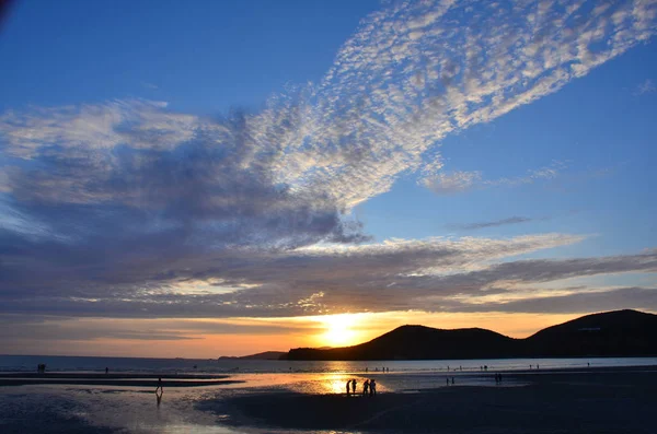 Increíble Colorido Atardecer Naturaleza Vista Panorámica —  Fotos de Stock