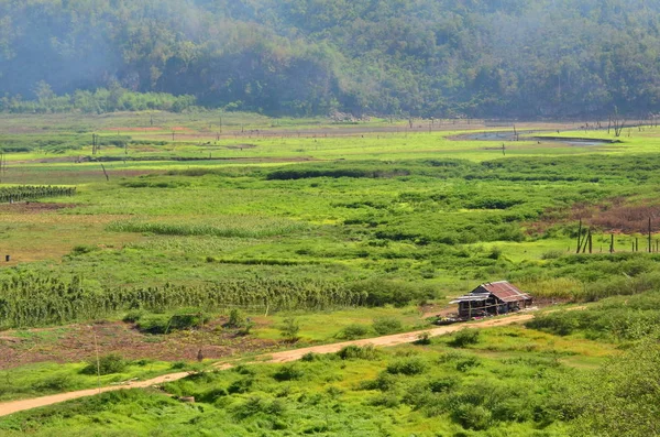 Красивый Пейзаж Горами Таиланде — стоковое фото