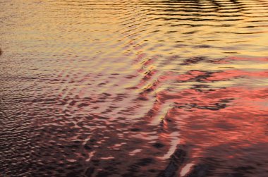 Mavi Gökyüzü Sarı Renkli Günbatımı Bulutlar Alacakaranlık Zamanı
