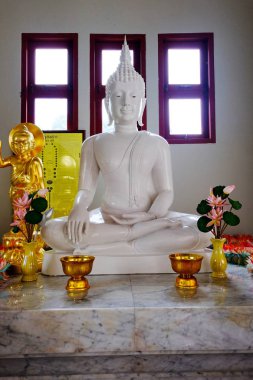 Tayland tapınağı ve Buda heykeli