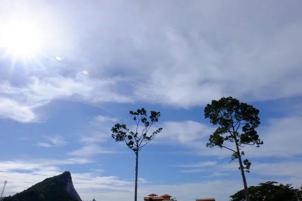 Vista Panorámica Naturaleza Contra Cielo Azul — Foto de Stock